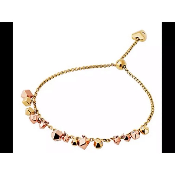 MICHAEL KORS Tailored 2-Tone Rose Gold Bracelet new in box - Picture 6 of 6